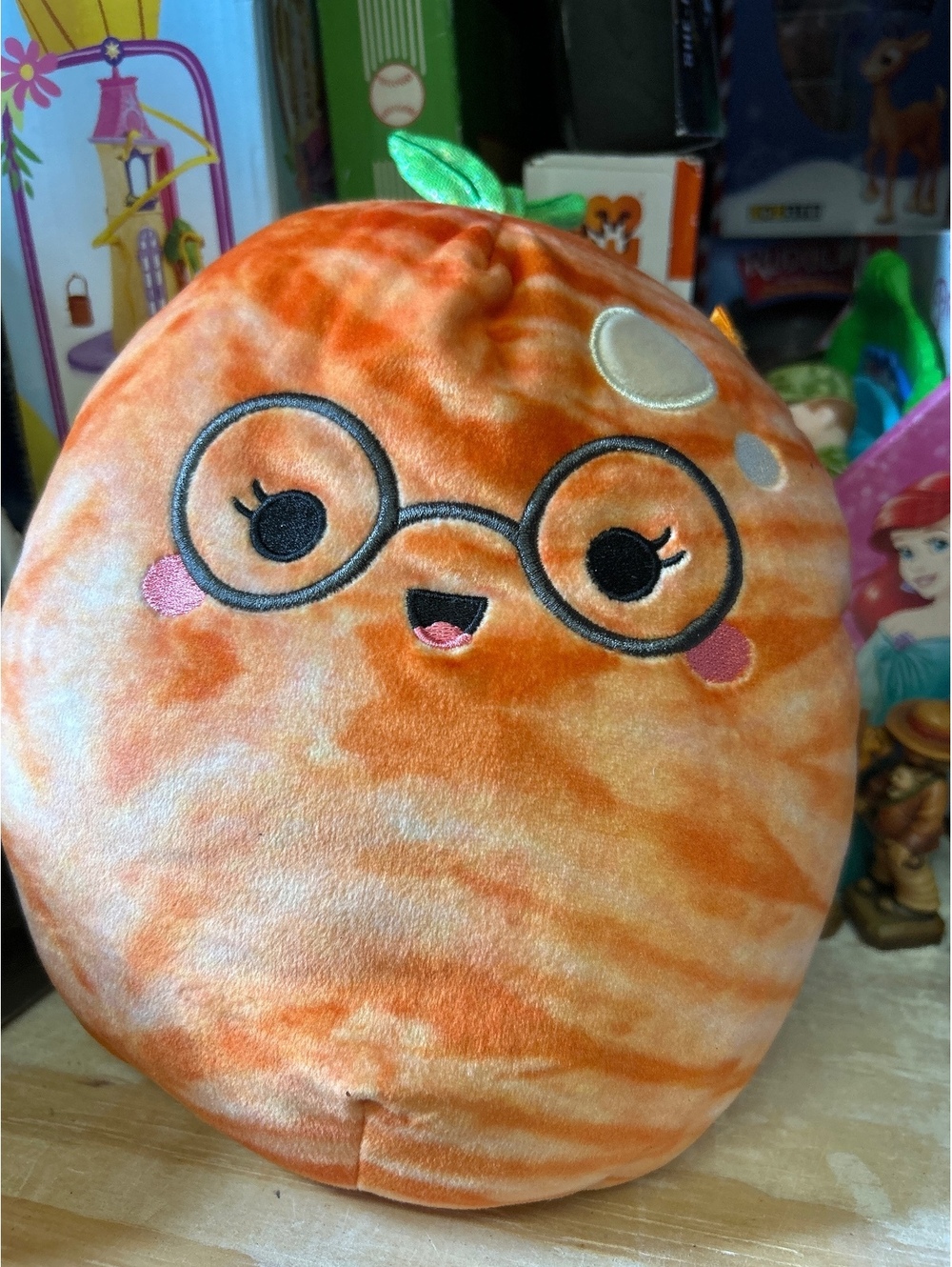 Original Squishmallows Orange Plush Pillow 8-Inch